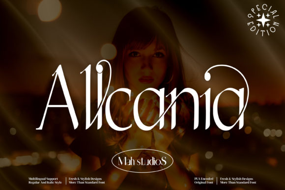 Allcania: A Stylish Slab Serif for Modern Brand Identity