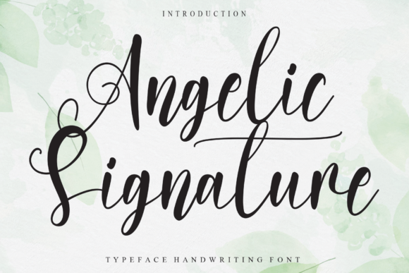 Angelic Signature: Elevating Editorial Design with Refined Script Typography