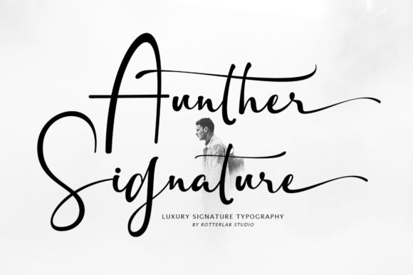 Aunther Signature: The Perfect Script Font for Your Brand Identity