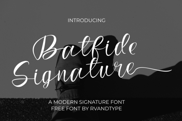 Batfide Signature: A Delicate Script for Editorial Elegance