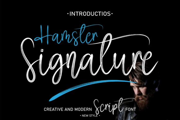 Hamster Signature: The Handwritten Typeface for Your Next Craft Project