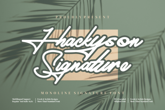 Jhackyson Signature: A Handwritten Typeface for Modern Web Design