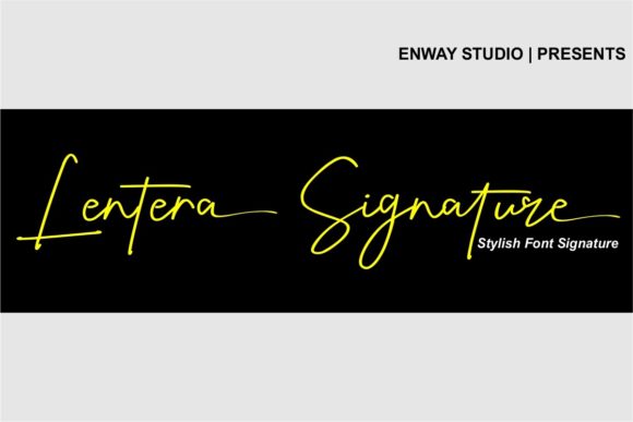 Lentera Signature: Elevating Handmade Brand Identity with Elegant Script Typography