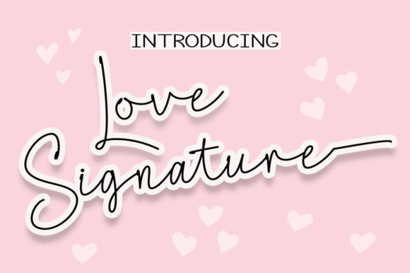 Love Signature: A Designer’s Take on Script Typography for Modern Web Layouts