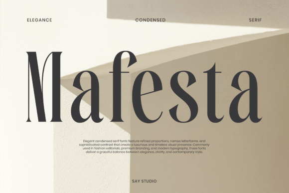 Mafesta: The Elegant Serif Font for Campaigns That Demand Attention