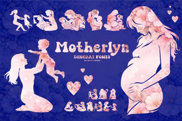 Motherlyn: A Heartfelt Dingbats Typeface for Editorial Design