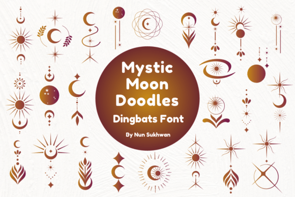 Mystic Moon Doodles: The Creative Font for Scroll-Stopping Campaigns