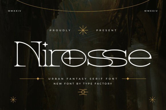 Nirosse: The Elegant Serif Font for Handmade Crafts