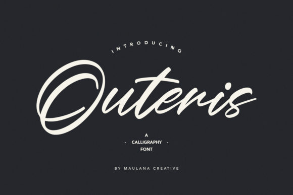 Outeris: The Handwritten Typeface for Authentic Digital Brands