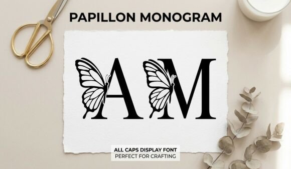 Papillon Monogram: The Creative Typeface for Campaigns That Need to Flutter