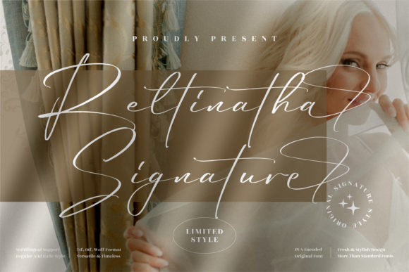 Reltinatha Signature Typeface Review for Boutique Brands