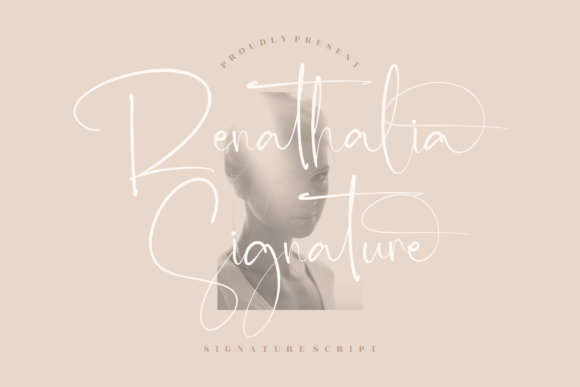Renathalia Signature: The Perfect Script Font for Handmade Brands