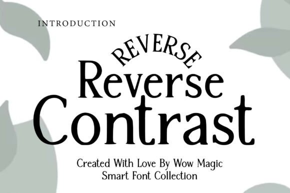 Reverse Contrast Typeface Review for Web Design