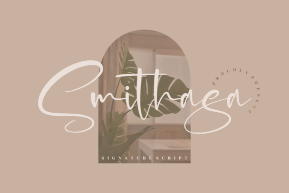 Smithasa: The Perfect Script Font for Handmade Branding and Crafts