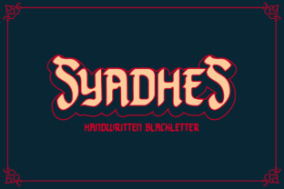 Why Syadhes Transforms Campaign Visuals with Bold Blackletter Style