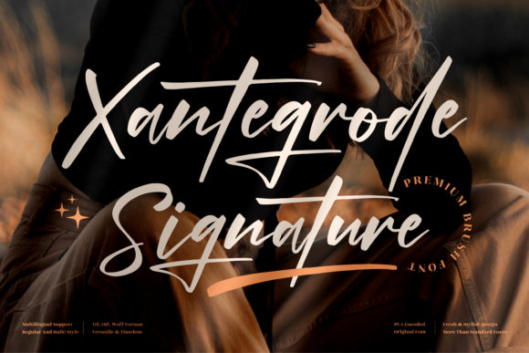 Xantegrode Signature: The Script Typeface That Elevates Campaign Visuals
