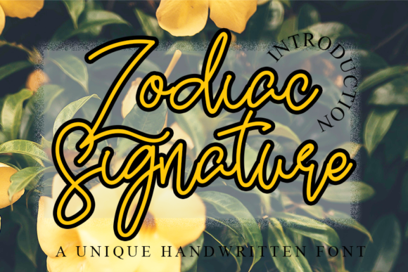 Zodiac Signature: The Handwritten Typeface That Brings Campaigns to Life